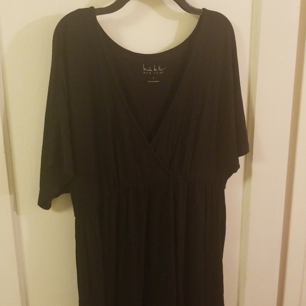 Nicole Miller size L black casual dress